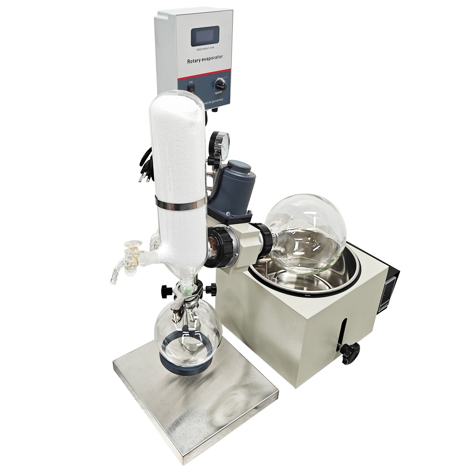 3L Rotary Evaporator Lab Chemical Evaporation Distillation Extraction Heating