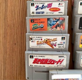 Bundle Super Famicom Software 10 Pieces SFC Soccer with Box Included