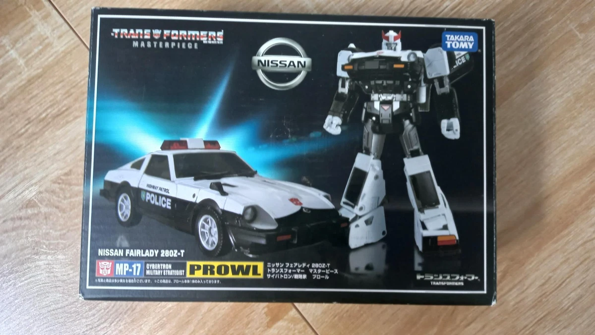 Takara Tomy Transformers MP-17 Prowl + MP-18 Streak y MP-19 Cortina de humo