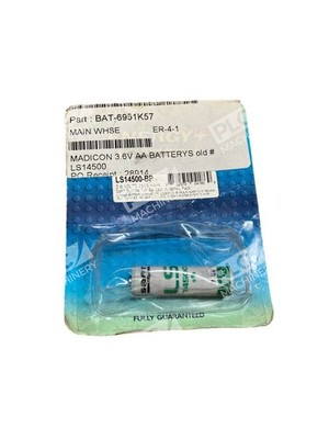 LS14500 - SAFT - 3.6V AA Lithium Battery Li-SOCl2 2600mAh Industrial