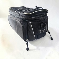 Trek Utility Bicycle Trunk Rack Bike Bag Expandable With Shoulder Strap Black