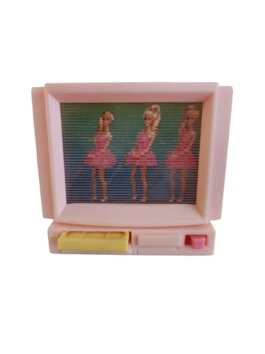 Vintage Barbie 1991 Magic Moves TV/VCR Mattel ARCO Wind Up Works!!