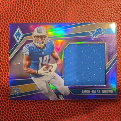 2021 Panini Phoenix - Rookie Jumbo Mem Amon-Ra St. Brown #RJM-ASB Purple /99 