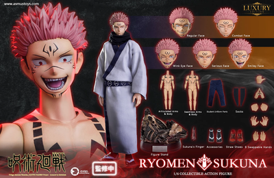 Asmus Jujutsu Kaisen Ryomen Sukuna 1/6 Action Figure Deluxe Ver