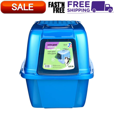 Van Ness Extra-Giant Covered Cat Litter Box with Odor Control Filter, BPA-Free