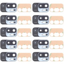 10 PCS Back Camera Lens for Xiaomi Redmi Note 10T 5G, For Xiaomi Redmi Note 10T
