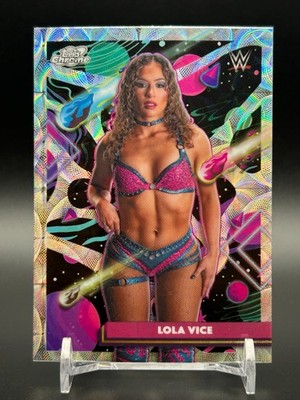 2026 Topps Chrome WWE Cosmic #149 LOLA VICE Nucleus Refractor Box Hit SP