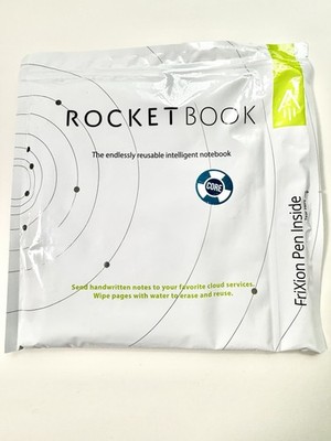 Rocketbook Smart Reusable Notebook BLACK-LINED CORE LETTER EVR2-L-K-A