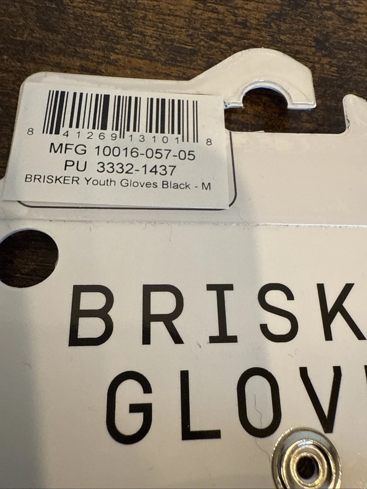 Guantes de ciclismo 100 % Brisker dedo completo - Juvenil M - Nylon/Spandex, Clarino Palm Foto 4 de 4