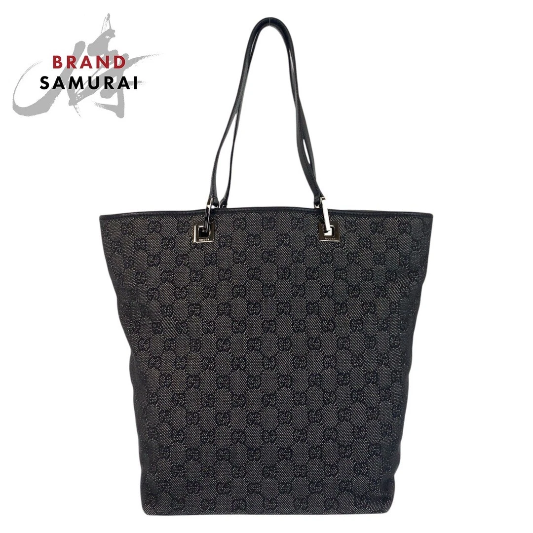 Beauty Gucci noir noir GG toile cuir 31243 sac fourre tout bandoulière femme