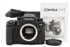 MINT w/strap Contax N1 SLR 35mm Film Camera Black Body N Mount From JAPAN