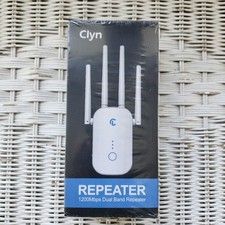 Clyn Wifi Repeater 1200 mbps Dual Band - Sealed Box New