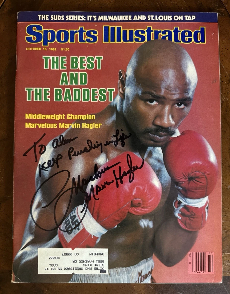 marvin hagler signed products for sale | eBay