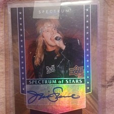 Upper Deck Spectrum of Stars Jani Lane Autograph Card SSS-JL