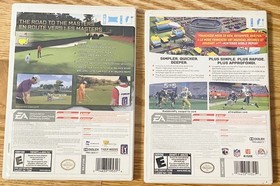 Nintendo Wii Console Bundle~2NEW Controllers,Tiger Woods PGA,Madden Games-TESTED