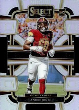 2023 Panini Select #98 Andre Jones Silver Prizms Die Cuts