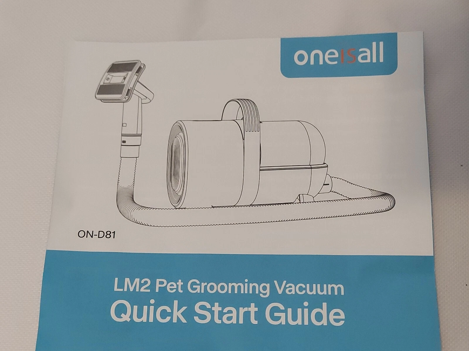 Oneisall Multifunctional Pet Grooming Kit & Vacuum Cleaner