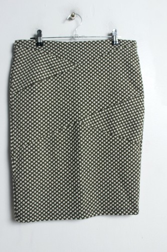 Stradivarius Womens Woven Stretch Pencil Skirt - Grey - Size Medium (H49)