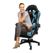 Adjustable Gaming Chair Swivel Task Chair Ergonomic Computer Chair 60kg/132lbs