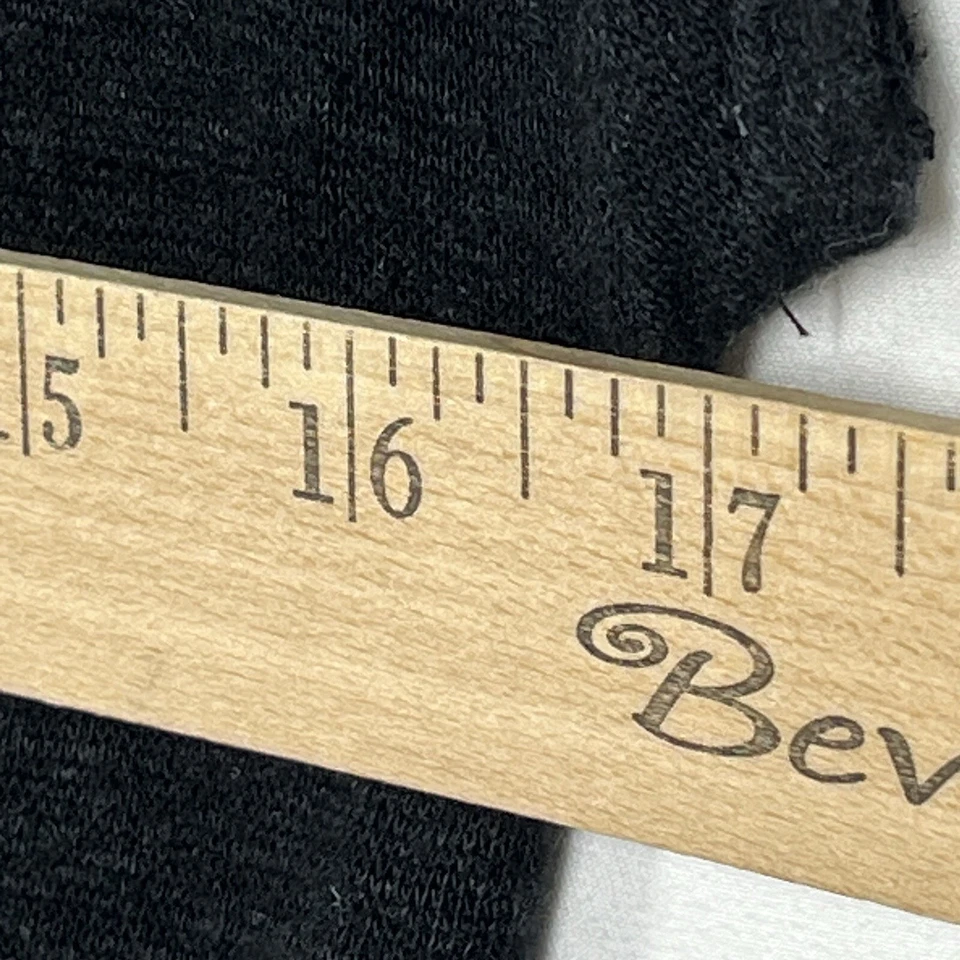 CABLE & GAUGE Mezcla de Lino Tejido Top M Negro Gris En Capas Dobladillo Alto Boho Lagenlook Foto 3 de 4