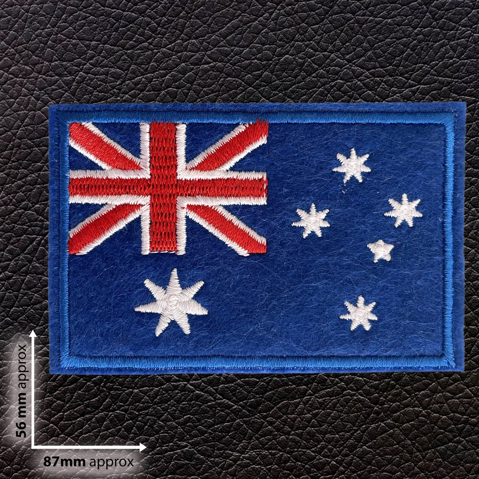 1pc Australia Flag Oz Embroidered Cloth Iron On Patch Applique Aussie #948 - image 2 of 3