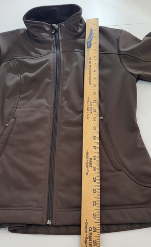 Patagonia Softshell Fleece Lined Jacket Women's Size S Brown - Picture 10 of 10