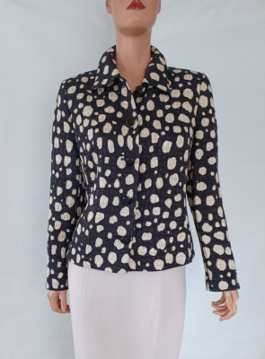 Basler Blazer, 38, Seide 100%, Schwarz/Natur, frisch gereinigt, sehr guter Zust.