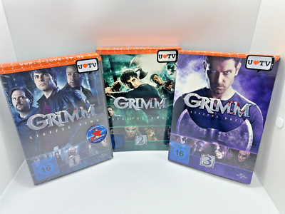 Grimm Serie Staffel 1-3 DVD Neu Deutsch /Englisch Universal FSK 16 Komplett