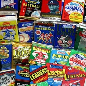 300 unopened baseball cards in sealed packs vintage mlb from 80's 90's ebay 300 unopened baseball cards