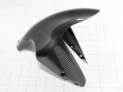 Front Tire Fender Guard Mud Hugger For Ducati 848 1098 1198 Carbon Fiber Look