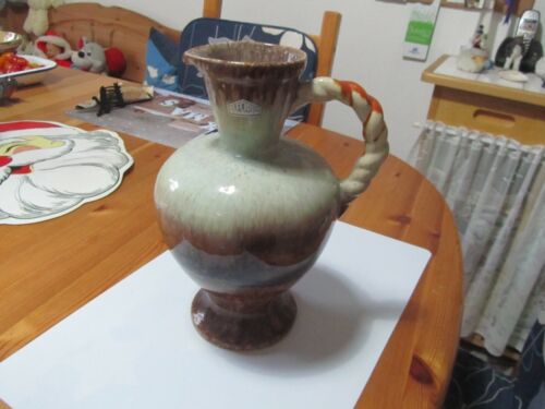 Vase  / Keramik / ALFORAN /  Krugform  mit Henkel und Ausgießer /   1955 - Bild 1 von 7