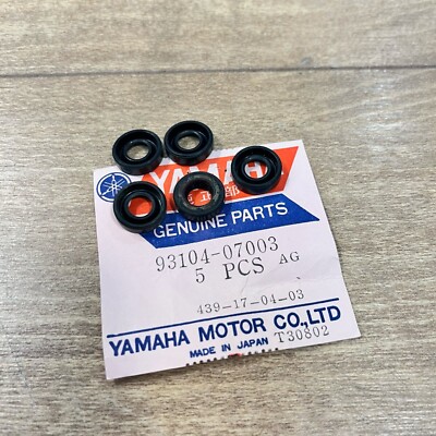 YAMAHA OEM NOS OIL SEAL 5-PACK / 93104-07003 / RD250 XT550 SR500 SR400 DT175