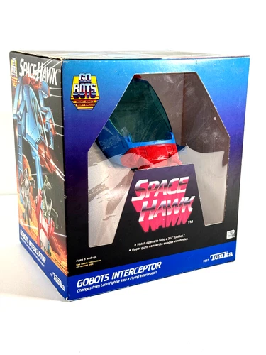 RARE 1985 Tonka GoBots Space Hawk Interceptor MIB in Box toy vehcle