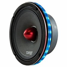 SPEAKER GRILL RING Fits 6.5 Speaker RGB LED Lighting Acrylic Black 8" DS18