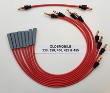 Oldsmobile 215 330 350 400 425 455 61-74 Red 8mm Spark Plug Wires Points Cap Usa