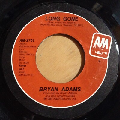 Bryan Adams 45 Somebody / Long Gone w/ts | eBay