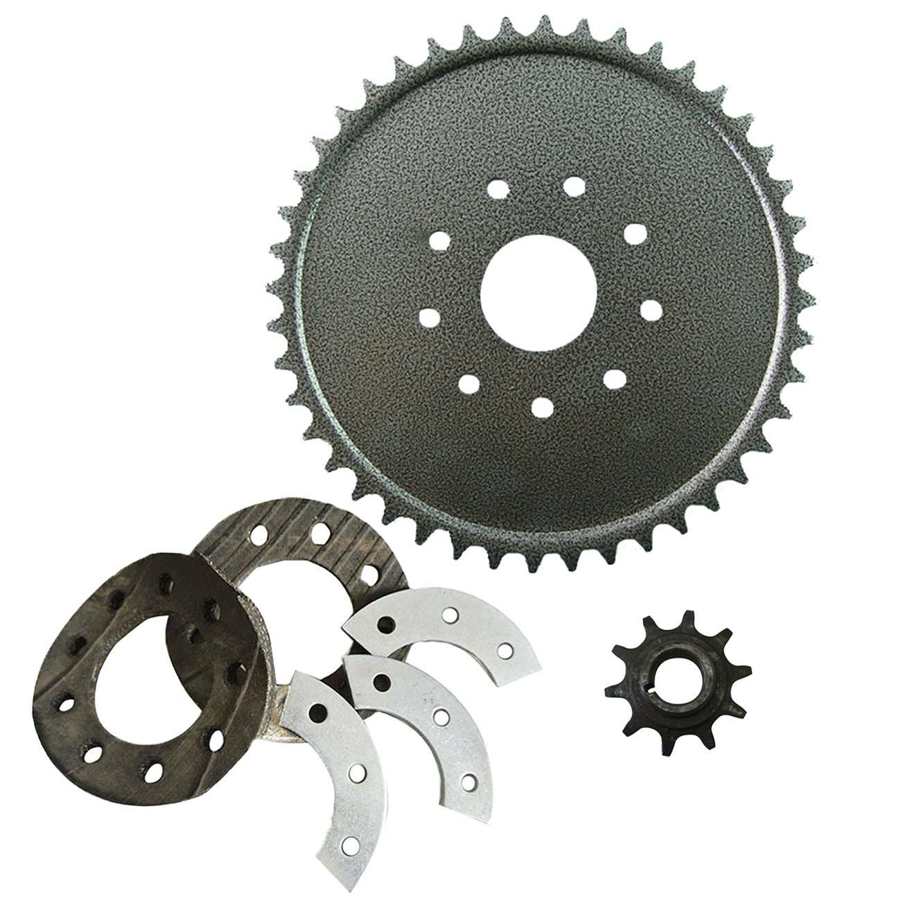 44T Rear Drive Sprocket Engine Kit Fit 49cc 66cc 80cc Motorized Bicycle Bike New