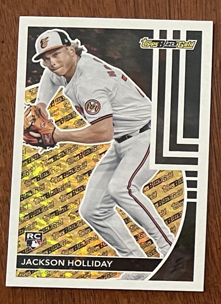 Jackson Holliday 2024 Topps Update - Black Gold Rookie Card #BG-24 