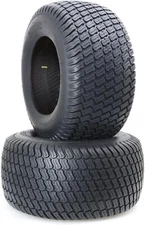 Set Two 18x8.50-8 18x8.5x8 Lawn Mower Tires Turf Saver Lawn & Garden Tires 4 ply