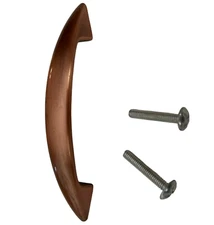 Cabinet Handle Pull Mid Century Brushed Copper Vtg NOS Retro MCM Arched Footed