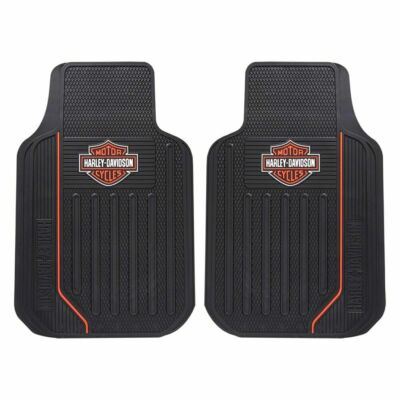 Plasticolor 001653R01 Elite Front Floor Mats With Harley Davidson Logo New USA