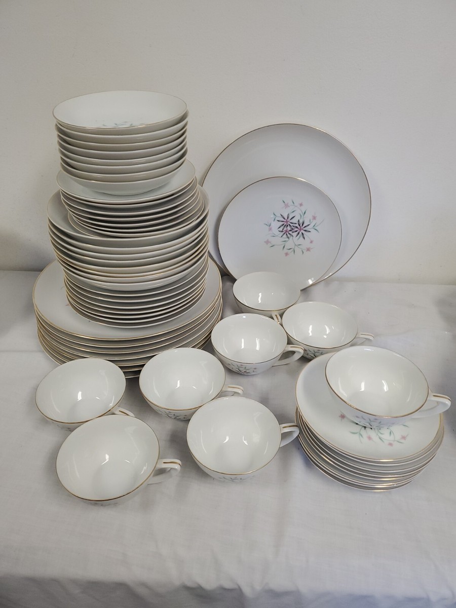 Vintage Contour Startime Japan China Set Service for 8 Mid Century