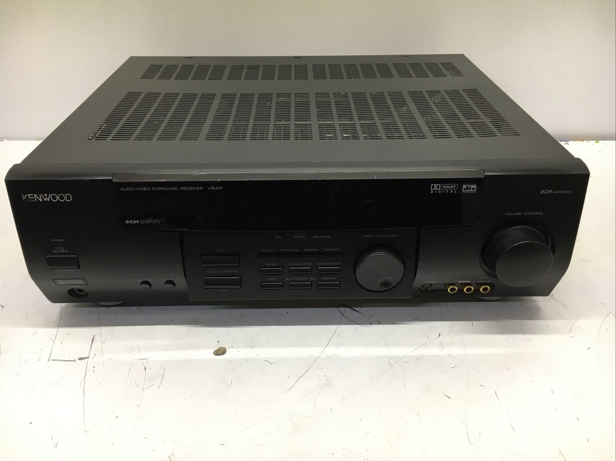 KENWOOD AVアンプ Kenwood AV Receiver Amplifier Tuner Stereo Surround VR-517 | eBay