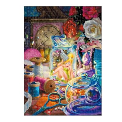 No Frame)Tenyo 300Piece Jigsaw Puzzle Disney fell! Hologram jigsaw
