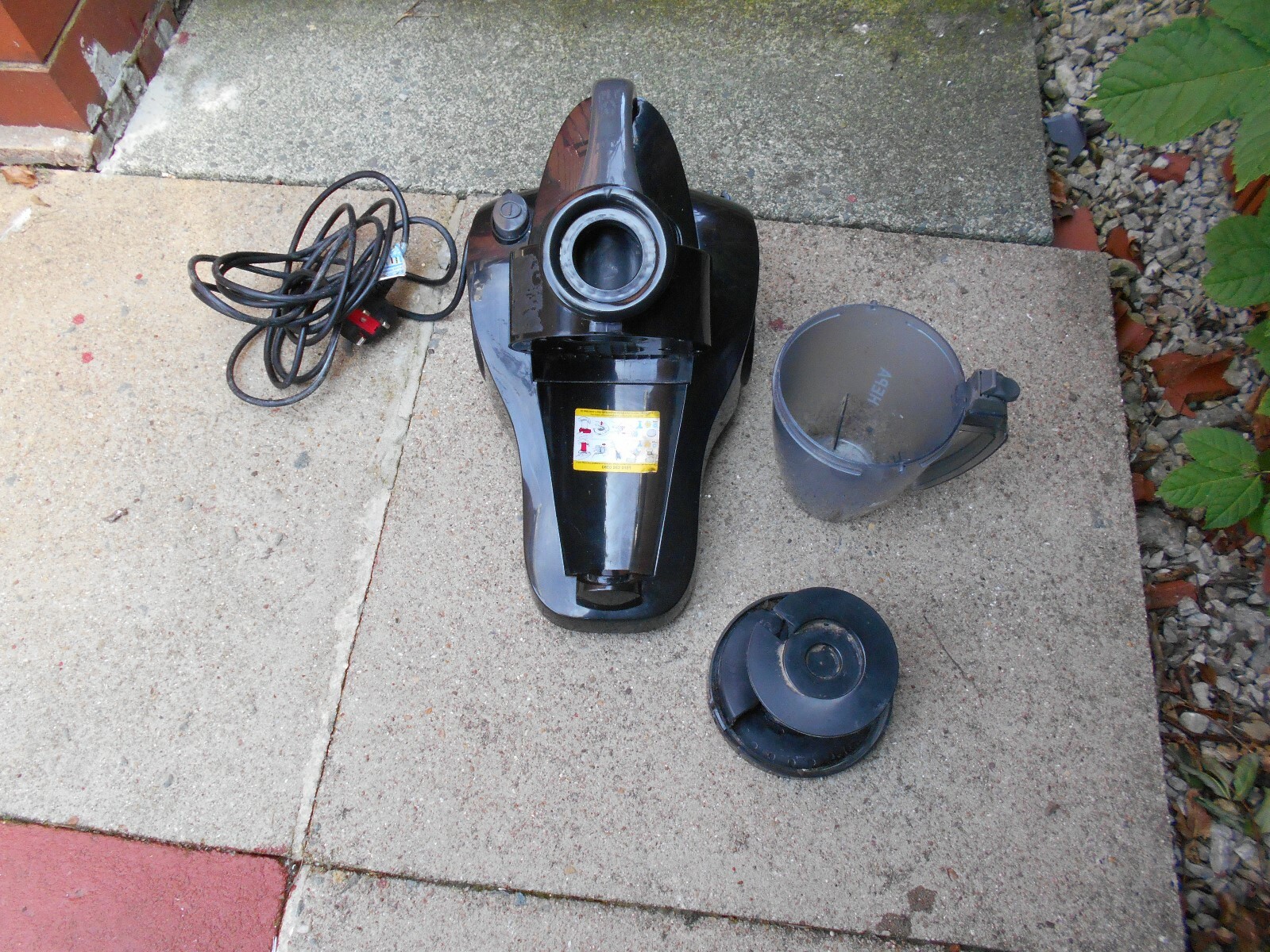 BAGLESS ASDA CYLINDER VACUUM CLEANER UD18003 1200 WATT FOR PARTS eBay