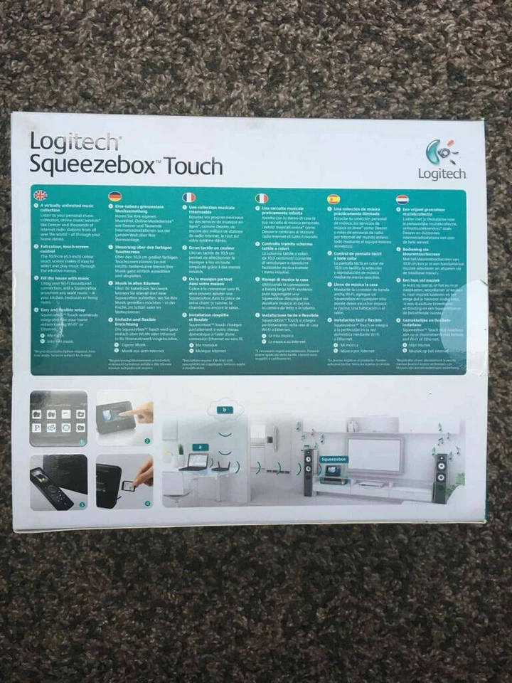 Logitech Squeezebox Touch DNLA Music Player / Streamer, Wi-Fi, SP/DIF, RCA - Image 3 of 3