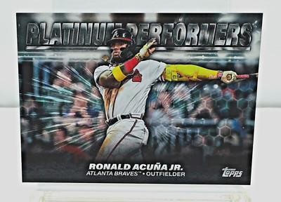 RONALD ACUNA JR (#PP-4) - 2024 Topps Series 2 ''Platinum Performers'' SSP BRAVES