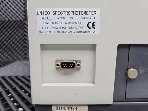 Spektrofotometr Unico UV2100 110V, bezpiecznik: 250V / 3,15A - Zdjęcie 9 z 11