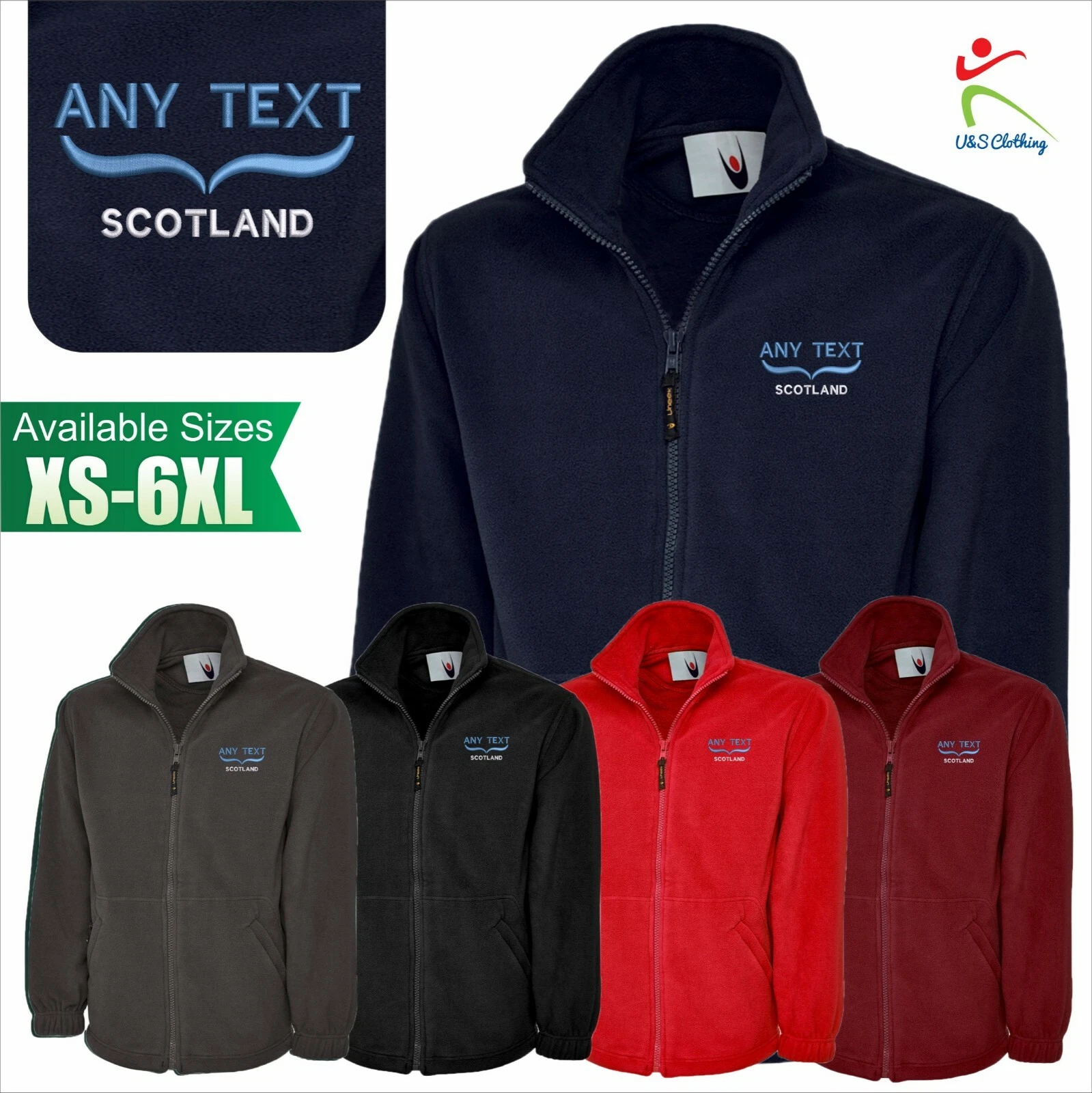 Scotland Embroidered National Heroes Support Medical Staff Men's Fleece Jacket
Opens in a new window