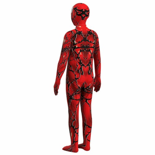 Kids Venom 2 Carnage Cletus Kasady Zentai Cosplay Costume Jumpsuit Halloween - Picture 6 of 12
